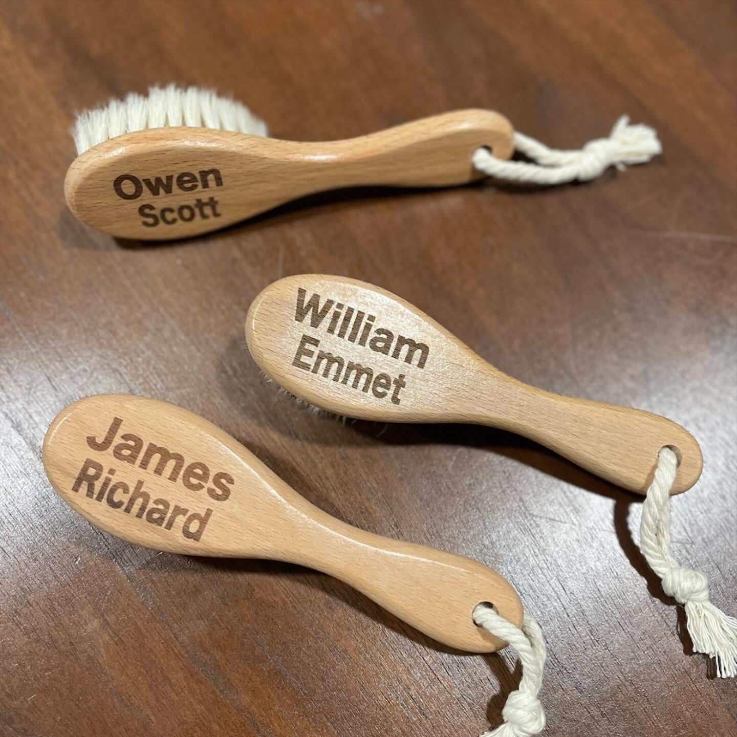 Baby Wooden Brush Set