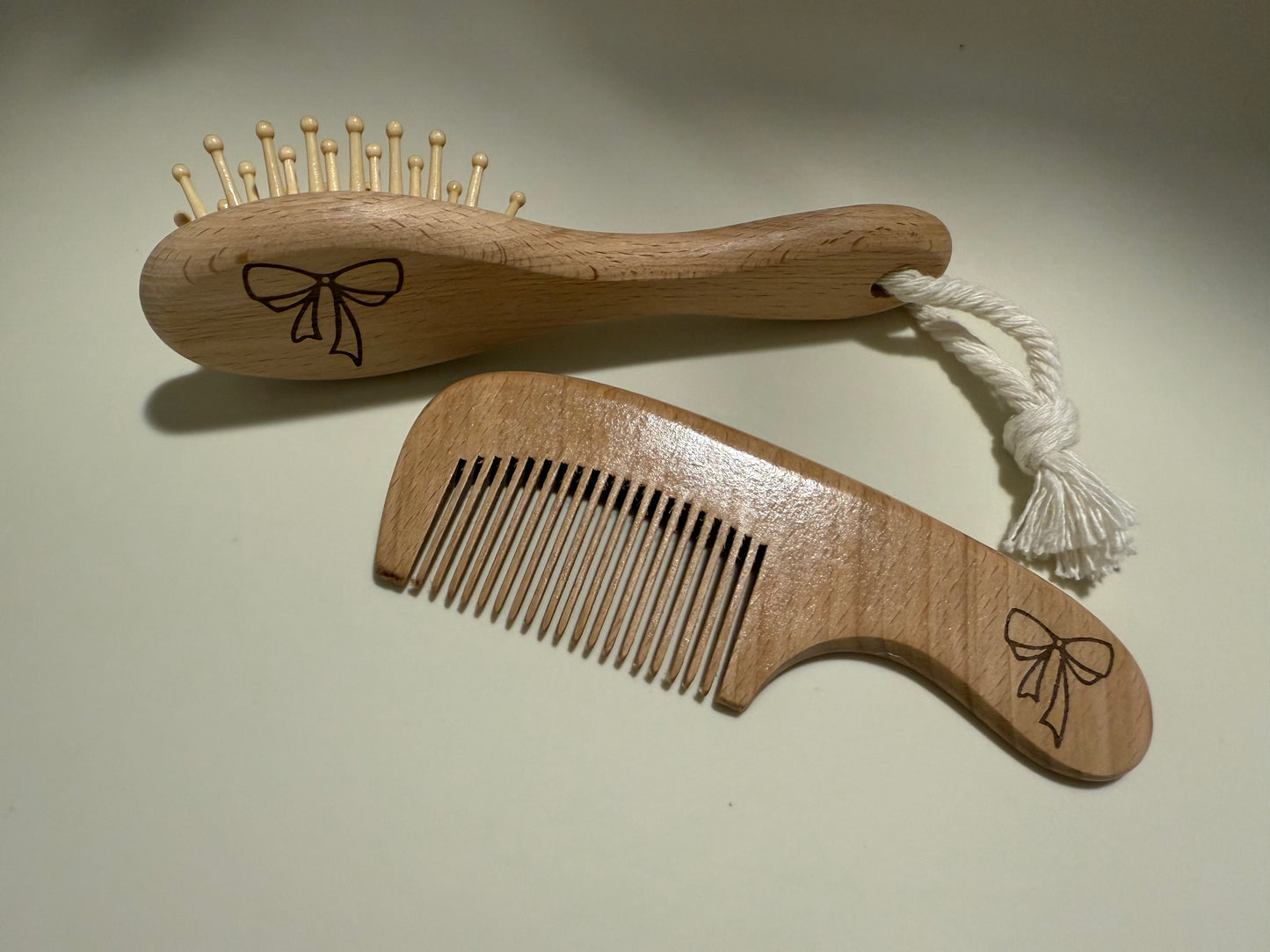 Baby Wooden Brush Set