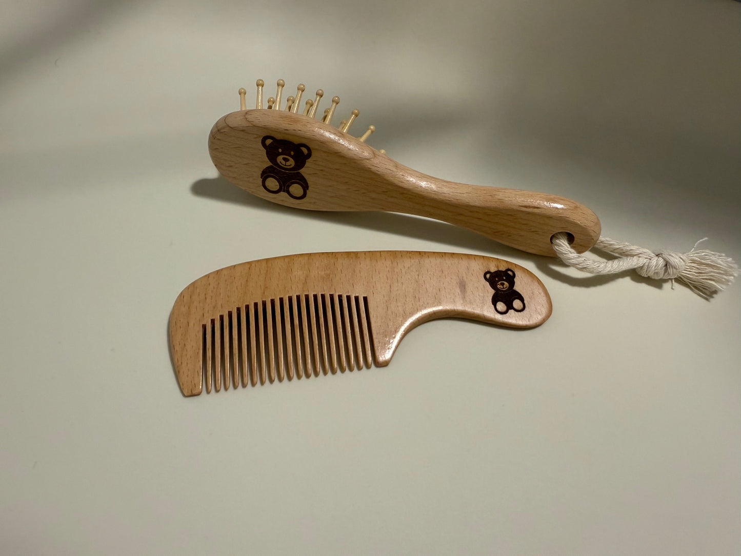 Baby Wooden Brush Set